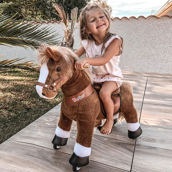 girl riding pony